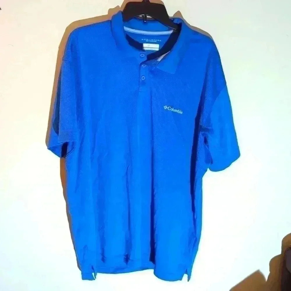Columbia Omni shade t shirt, XXL, blue